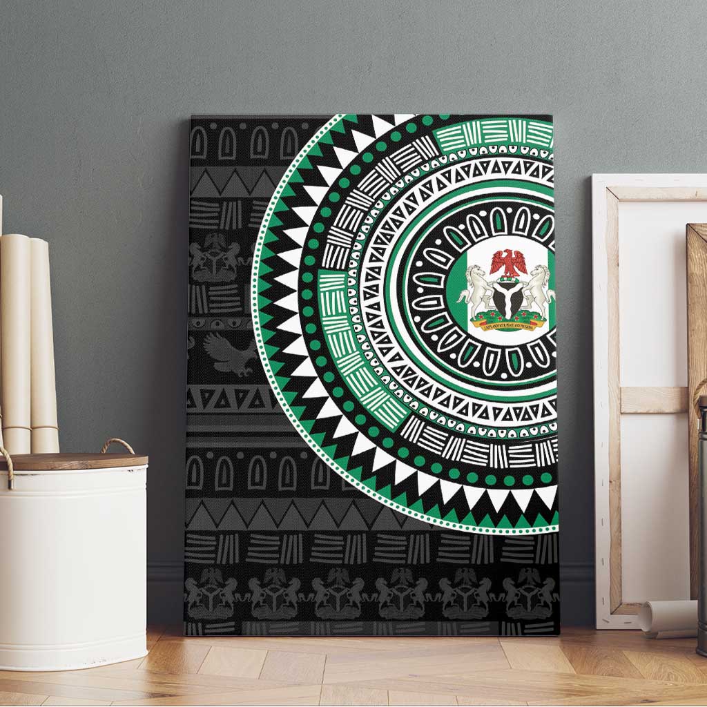 Nigeria African Tribal Pattern Canvas Wall Art Chest Arm Tattoo