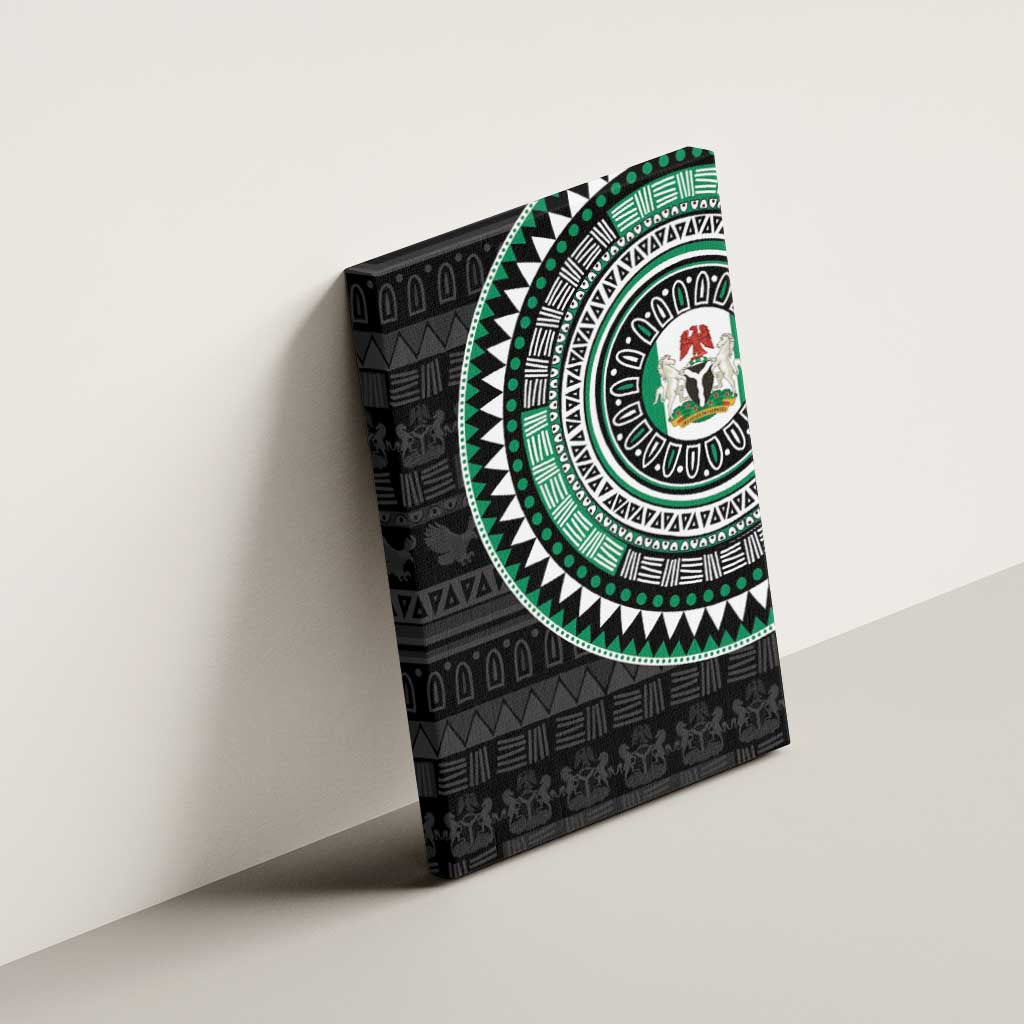 Nigeria African Tribal Pattern Canvas Wall Art Chest Arm Tattoo