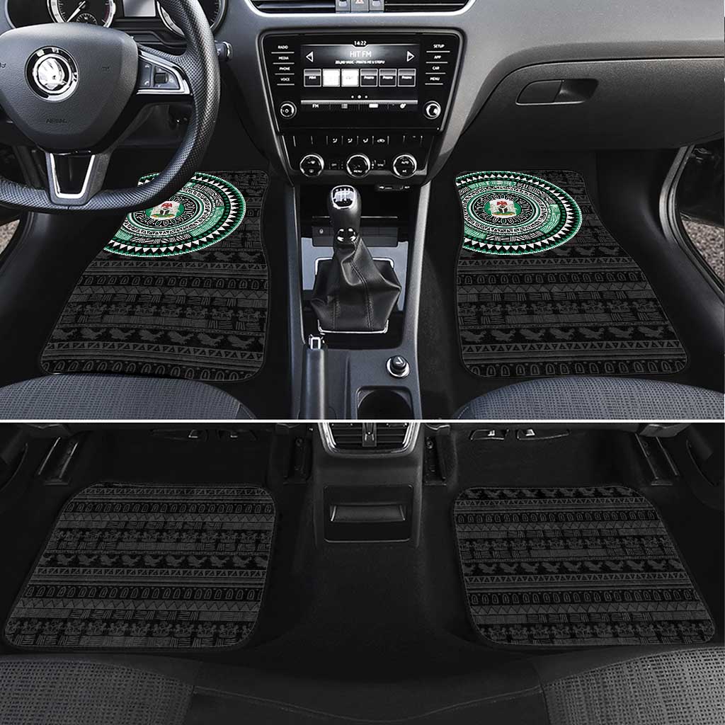 Nigeria African Tribal Pattern Car Mats Chest Arm Tattoo