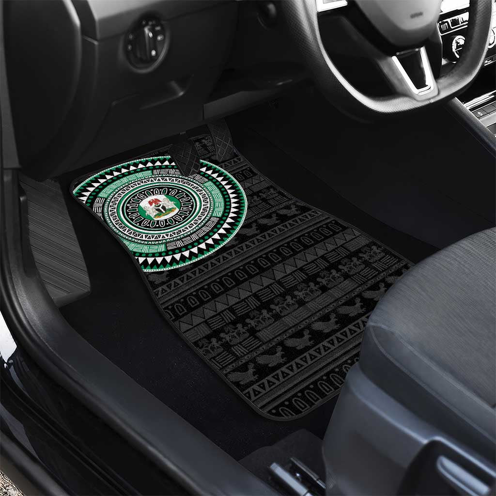 Nigeria African Tribal Pattern Car Mats Chest Arm Tattoo