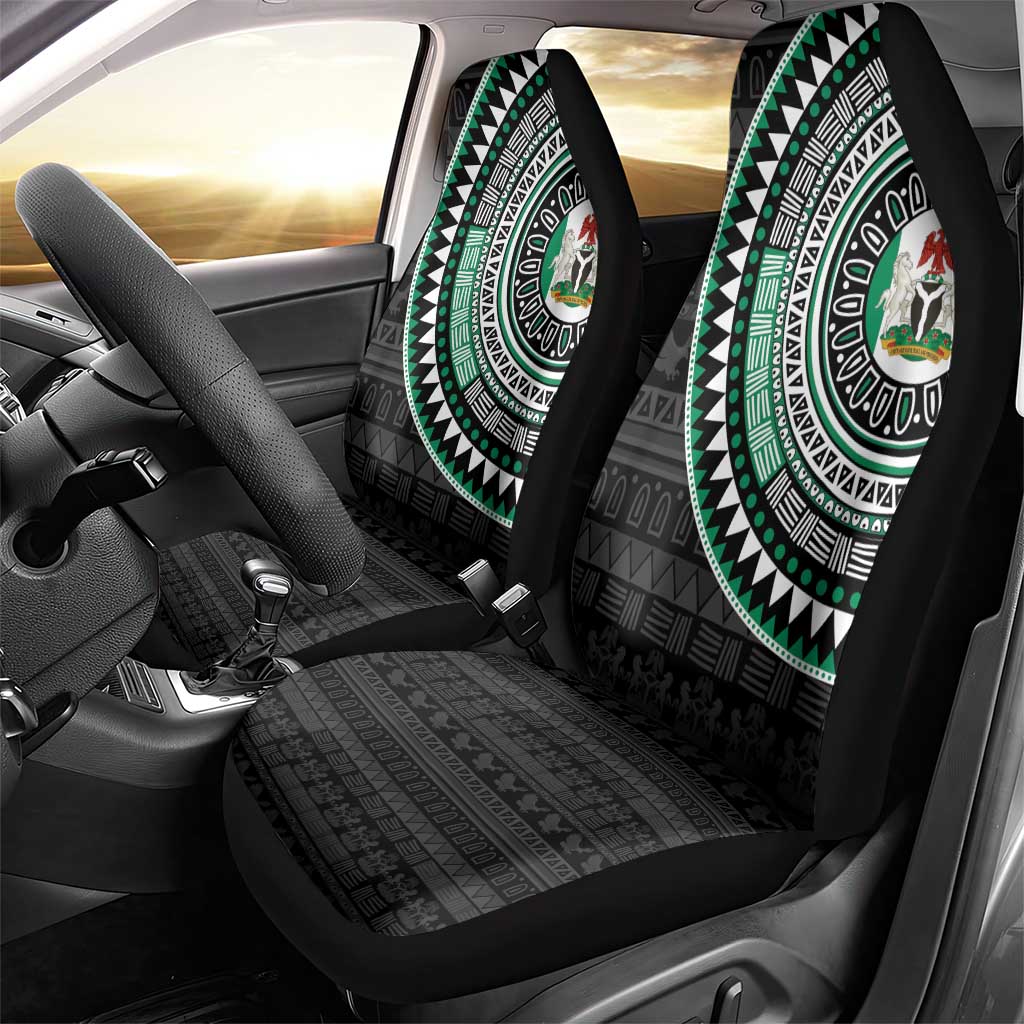 Nigeria African Tribal Pattern Car Seat Cover Chest Arm Tattoo
