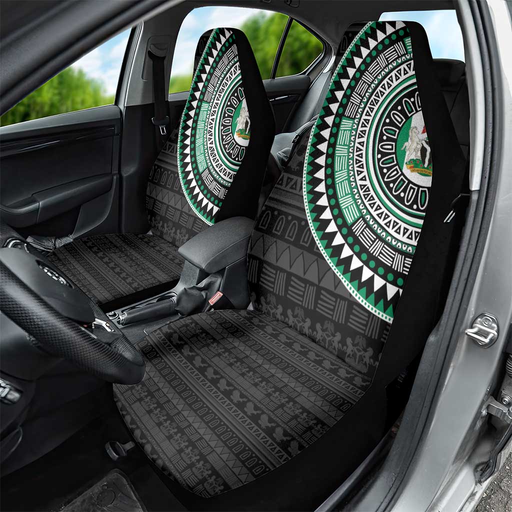 Nigeria African Tribal Pattern Car Seat Cover Chest Arm Tattoo