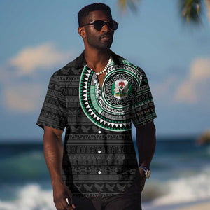Nigeria African Tribal Pattern Hawaiian Shirt Chest Arm Tattoo