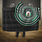 Nigeria African Tribal Pattern Hooded Blanket Chest Arm Tattoo