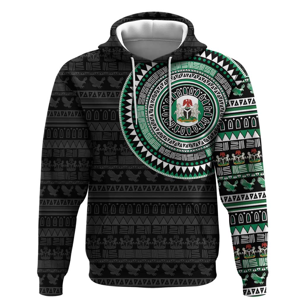 Nigeria African Tribal Pattern Hoodie Chest Arm Tattoo