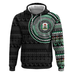 Nigeria African Tribal Pattern Hoodie Chest Arm Tattoo