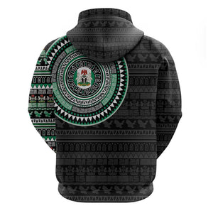 Nigeria African Tribal Pattern Hoodie Chest Arm Tattoo