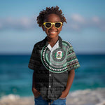 Nigeria African Tribal Pattern Kid Hawaiian Shirt Chest Arm Tattoo