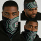 Nigeria African Tribal Pattern Neck Gaiter Chest Arm Tattoo LT15