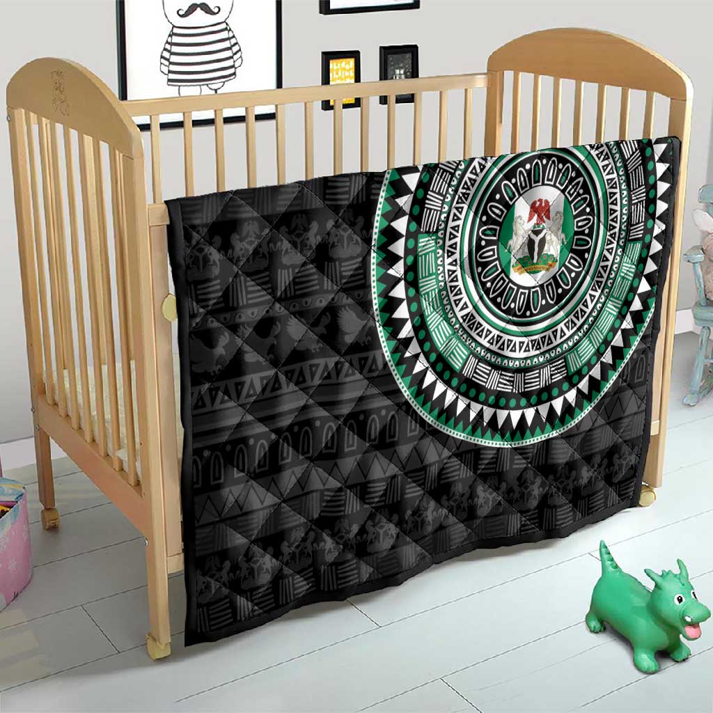Nigeria African Tribal Pattern Quilt Chest Arm Tattoo