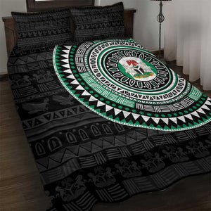 Nigeria African Tribal Pattern Quilt Bed Set Chest Arm Tattoo