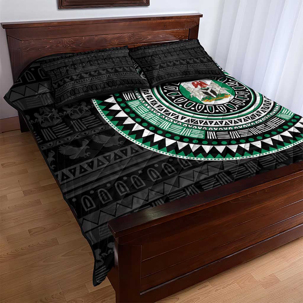 Nigeria African Tribal Pattern Quilt Bed Set Chest Arm Tattoo