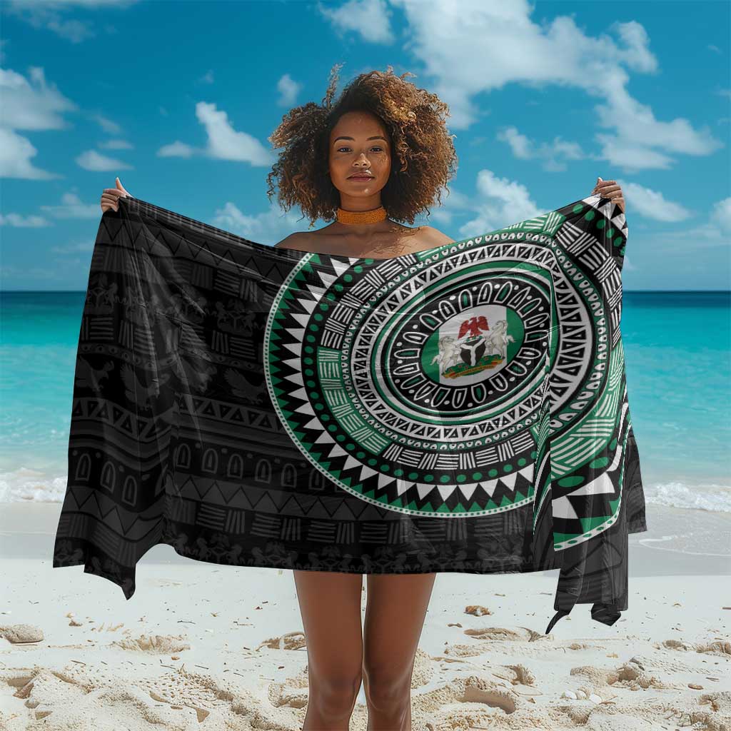 Nigeria African Tribal Pattern Sarong Chest Arm Tattoo