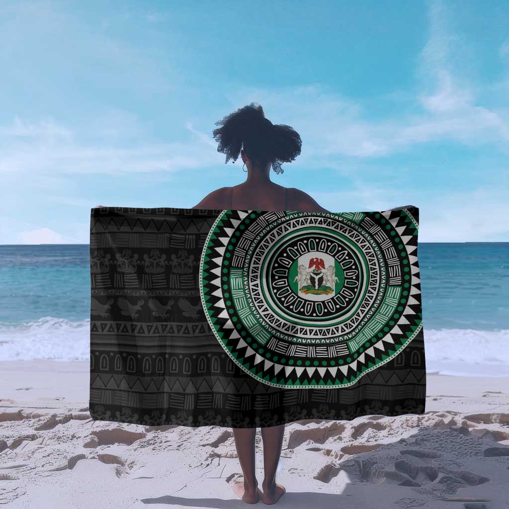 Nigeria African Tribal Pattern Sarong Chest Arm Tattoo