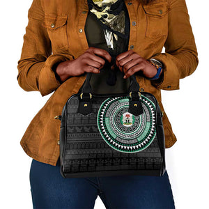 Nigeria African Tribal Pattern Shoulder Handbag Chest Arm Tattoo