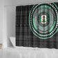 Nigeria African Tribal Pattern Shower Curtain Chest Arm Tattoo
