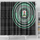 Nigeria African Tribal Pattern Shower Curtain Chest Arm Tattoo