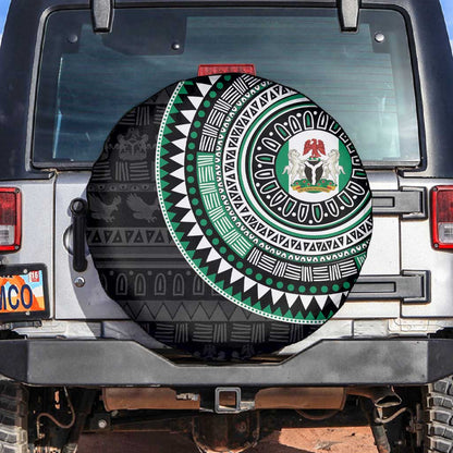 Nigeria African Tribal Pattern Spare Tire Cover Chest Arm Tattoo
