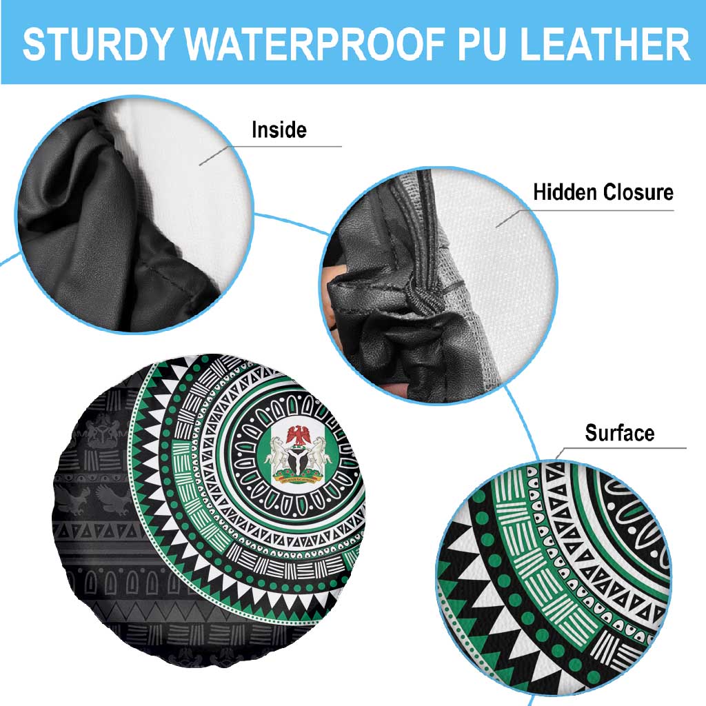Nigeria African Tribal Pattern Spare Tire Cover Chest Arm Tattoo