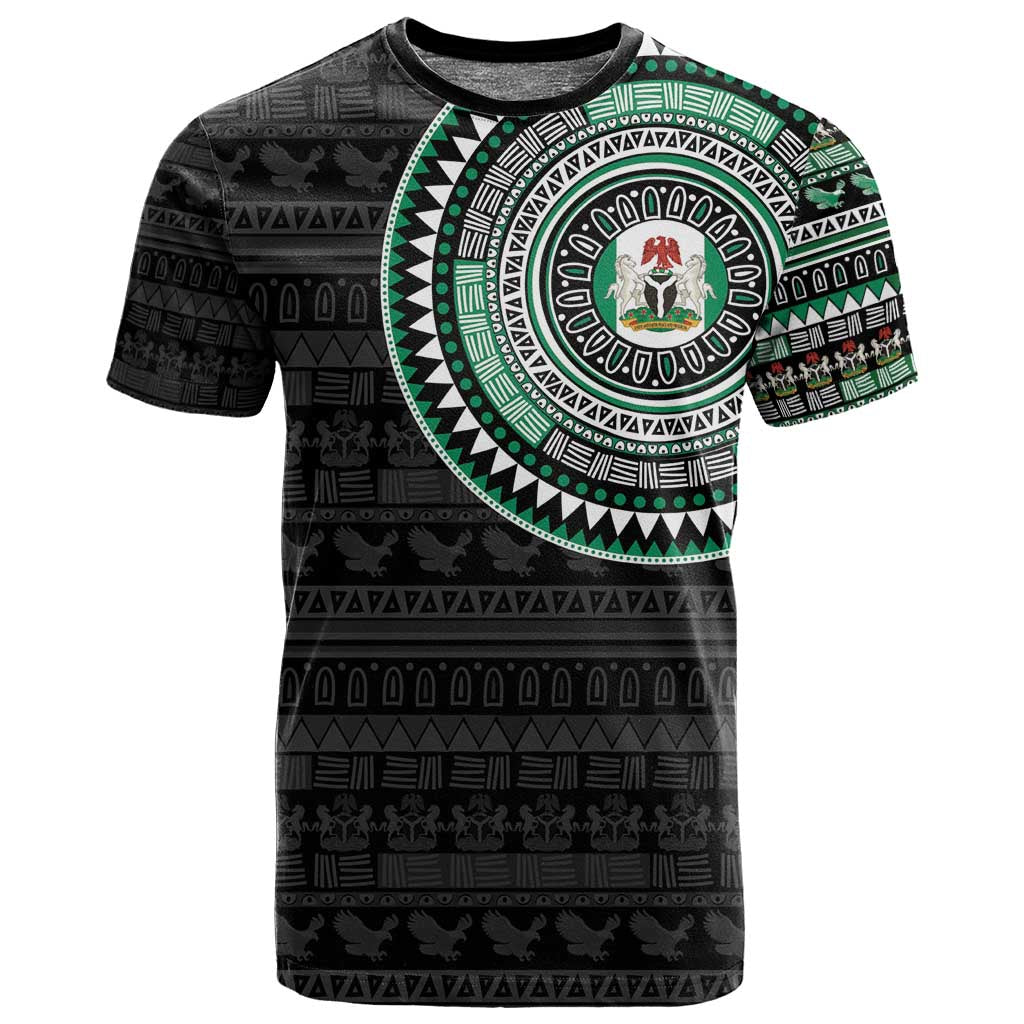 Nigeria African Tribal Pattern T shirt Chest Arm Tattoo