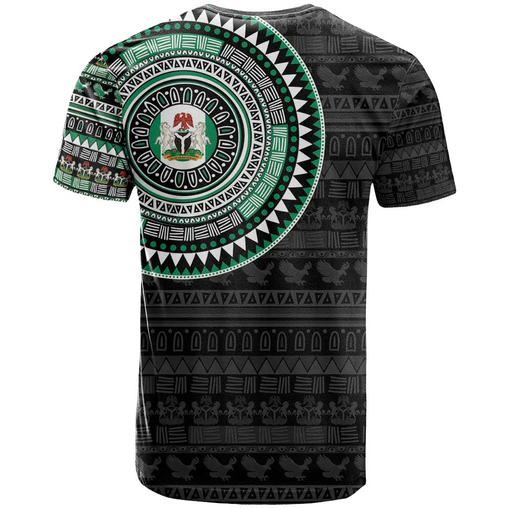 Nigeria African Tribal Pattern T shirt Chest Arm Tattoo