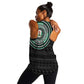 Nigeria African Tribal Pattern Women Racerback Tank Chest Arm Tattoo