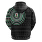 Nigeria African Tribal Pattern Zip Hoodie Chest Arm Tattoo