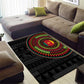 Cameroon African Tribal Pattern Area Rug Chest Arm Tattoo
