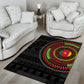 Cameroon African Tribal Pattern Area Rug Chest Arm Tattoo