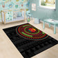 Cameroon African Tribal Pattern Area Rug Chest Arm Tattoo