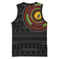 Cameroon African Tribal Pattern Basketball Jersey Chest Arm Tattoo - African Pride
