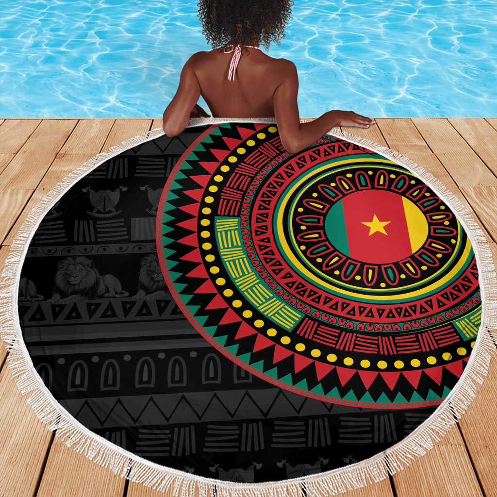 Cameroon African Tribal Pattern Beach Blanket Chest Arm Tattoo