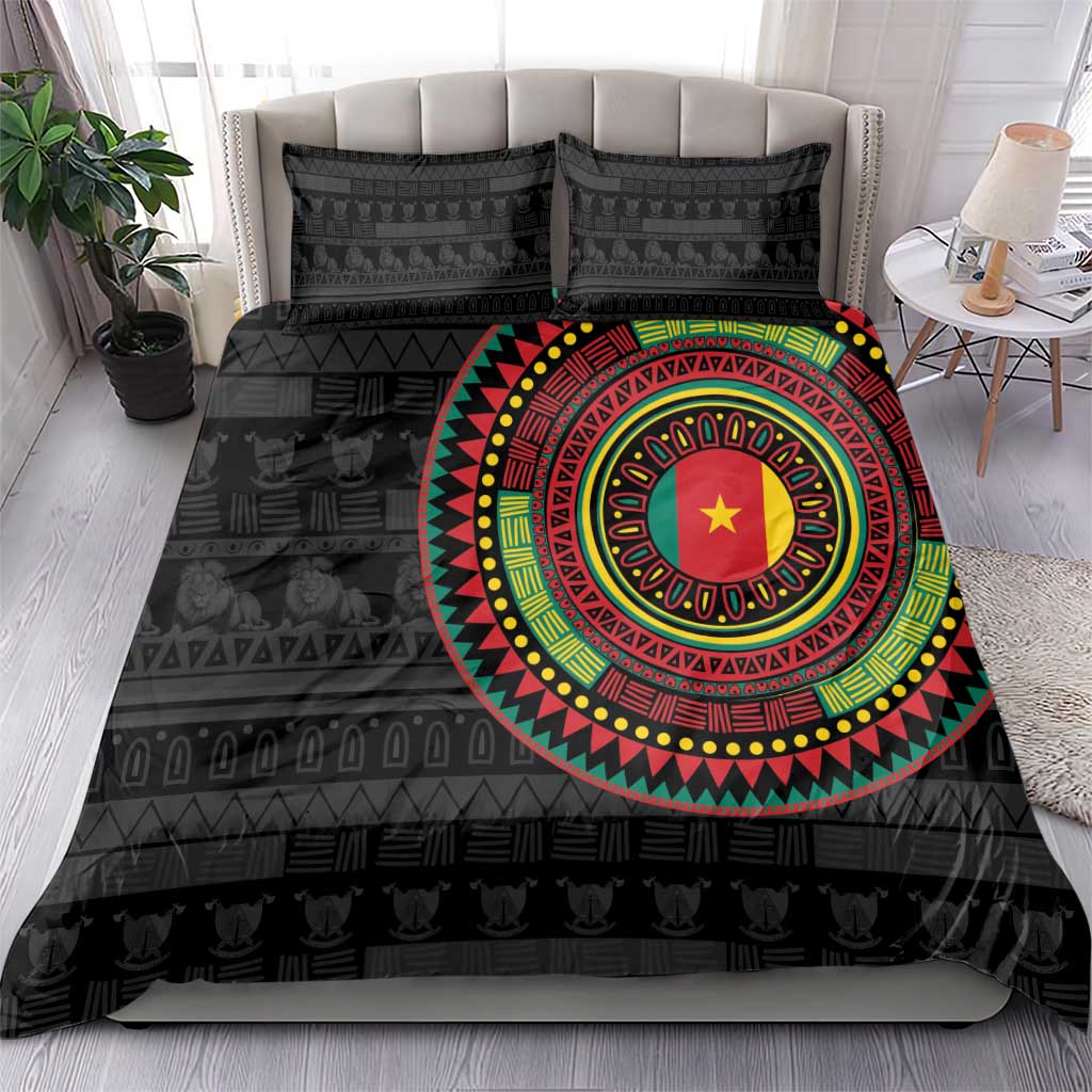 Cameroon African Tribal Pattern Bedding Set Chest Arm Tattoo