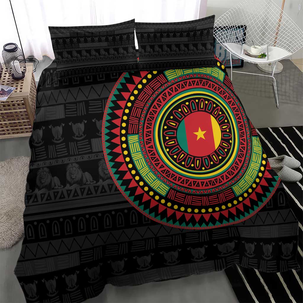 Cameroon African Tribal Pattern Bedding Set Chest Arm Tattoo