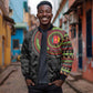 Cameroon African Tribal Pattern Bomber Jacket Chest Arm Tattoo