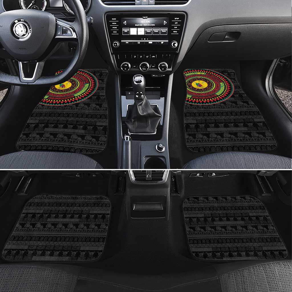 Cameroon African Tribal Pattern Car Mats Chest Arm Tattoo