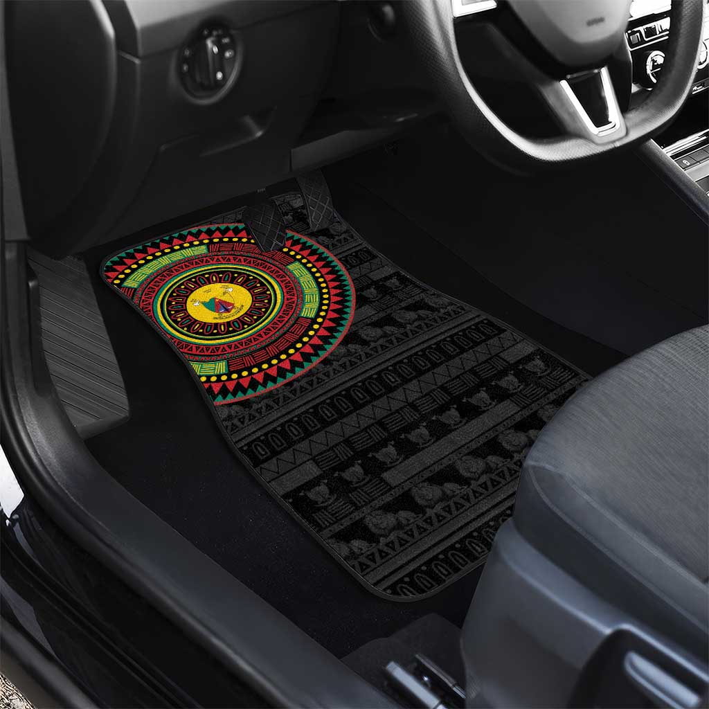 Cameroon African Tribal Pattern Car Mats Chest Arm Tattoo