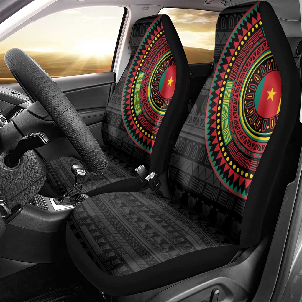 Cameroon African Tribal Pattern Car Seat Cover Chest Arm Tattoo