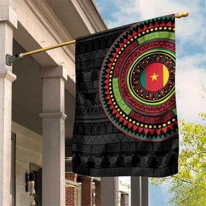 Cameroon African Tribal Pattern Garden Flag Chest Arm Tattoo