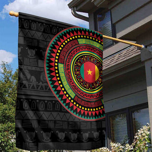 Cameroon African Tribal Pattern Garden Flag Chest Arm Tattoo