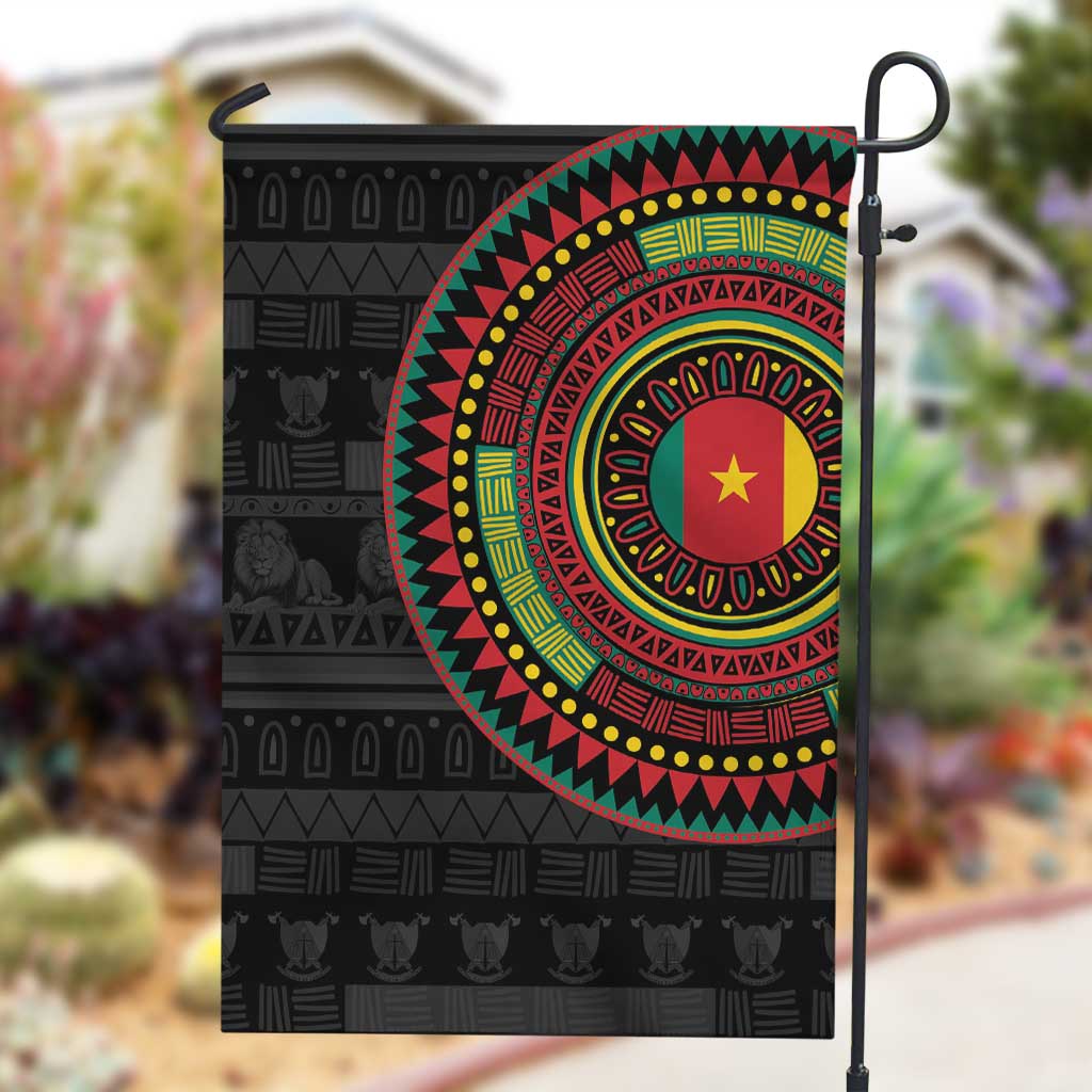 Cameroon African Tribal Pattern Garden Flag Chest Arm Tattoo