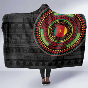 Cameroon African Tribal Pattern Hooded Blanket Chest Arm Tattoo