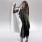 Cameroon African Tribal Pattern Hooded Blanket Chest Arm Tattoo
