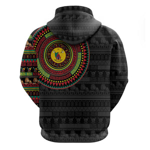 Cameroon African Tribal Pattern Hoodie Chest Arm Tattoo