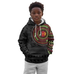 Cameroon African Tribal Pattern Kid Hoodie Chest Arm Tattoo