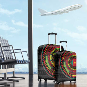 Cameroon African Tribal Pattern Luggage Cover Chest Arm Tattoo