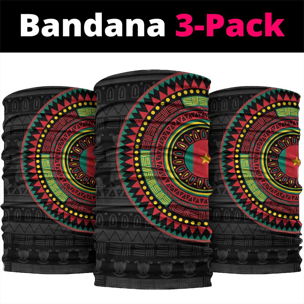 Cameroon African Tribal Pattern Neck Gaiter Chest Arm Tattoo - African Pride