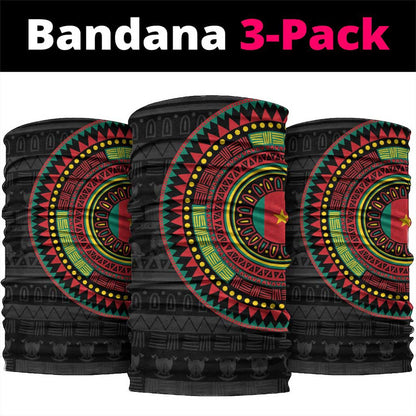 Cameroon African Tribal Pattern Neck Gaiter Chest Arm Tattoo - African Pride