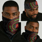 Cameroon African Tribal Pattern Neck Gaiter Chest Arm Tattoo - African Pride