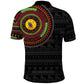 Cameroon African Tribal Pattern Polo Shirt Chest Arm Tattoo